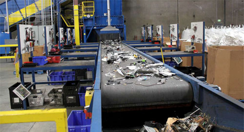electronic waste sorting